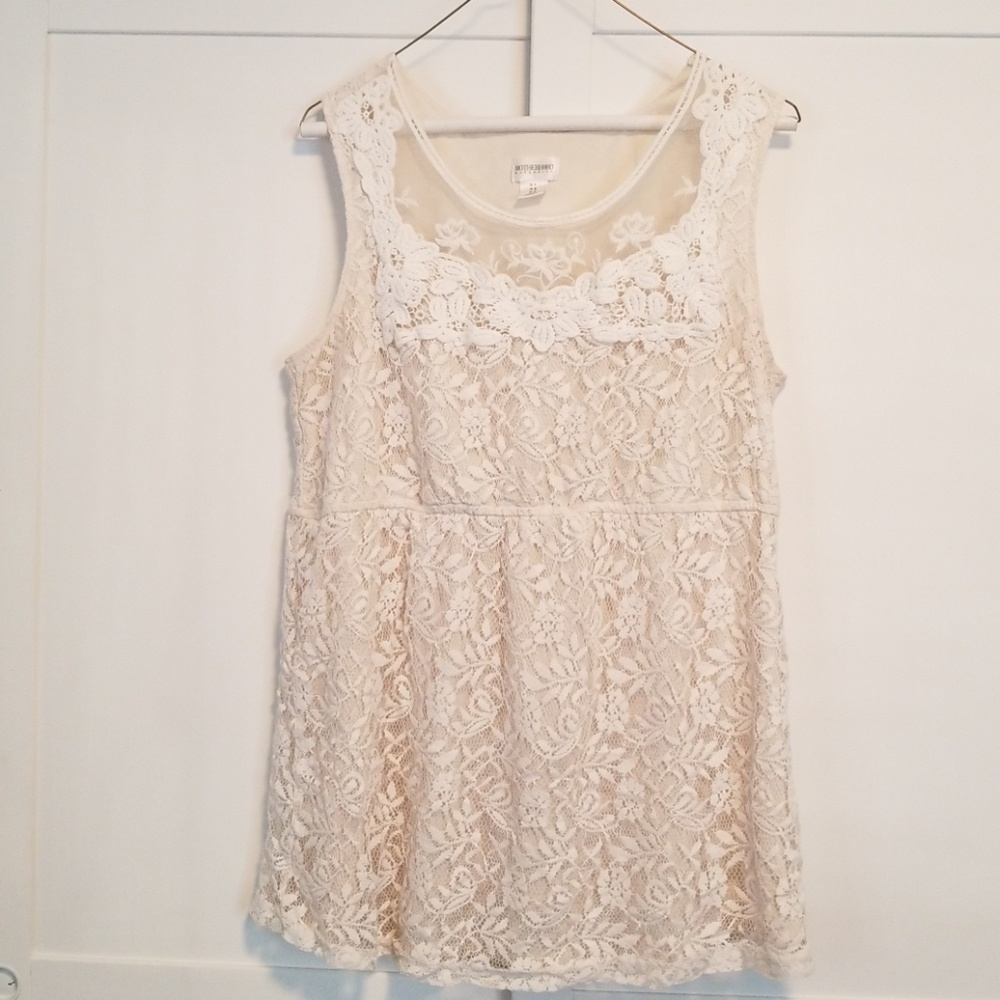 Motherhood Maternity Lace Top